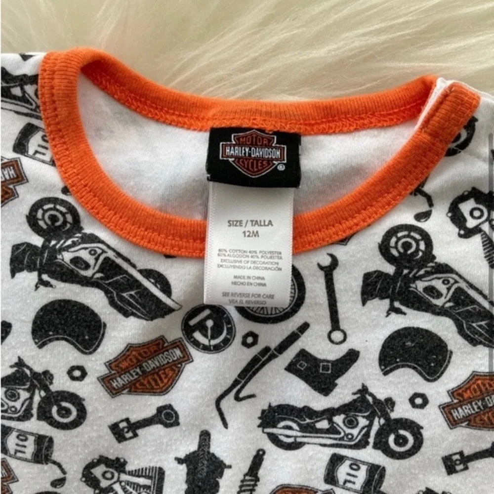 TODAY ONLY Harley Davidson Onesie - Picture 2 of 3